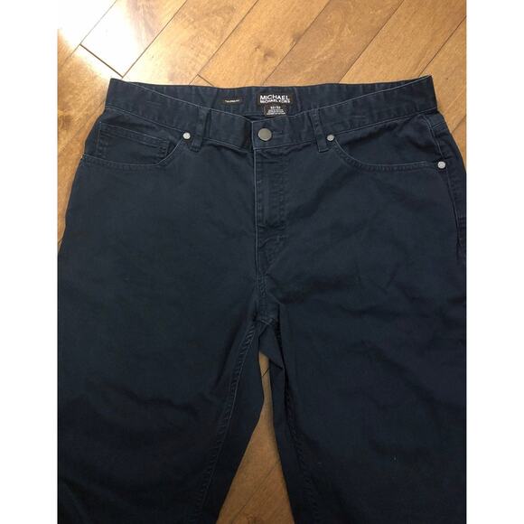 Michael Kors tailored fit pants dark navy size 32/32 - Picture 11 of 12